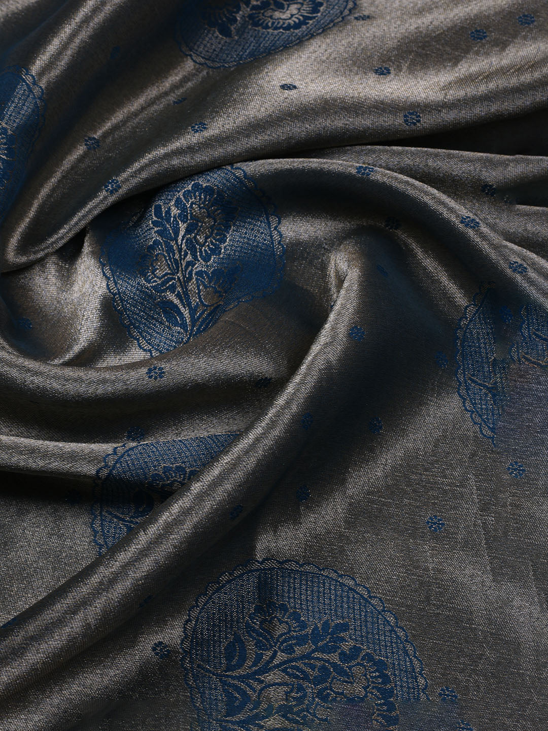Kanjeevaram Chanderi Unstitched Suit With Dupatta
