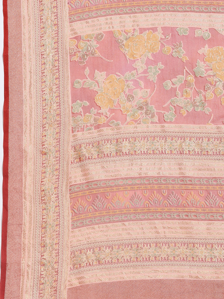 Digital Printed Georgette Saree