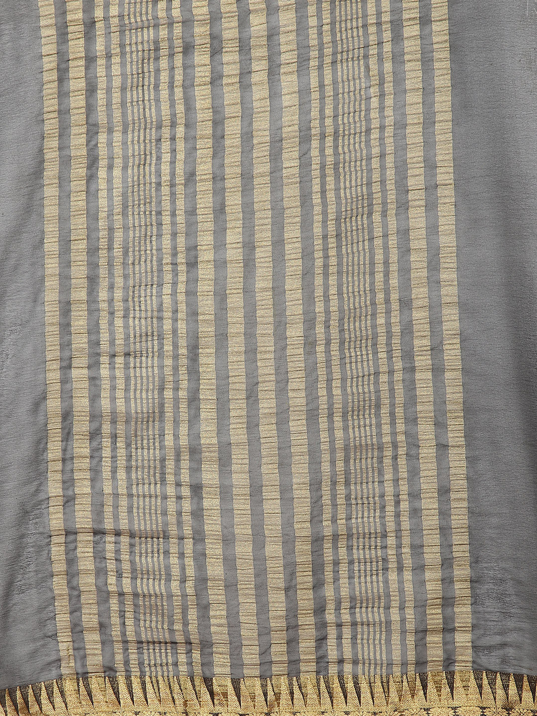 Zari Border Booti Chiffon Woven Saree