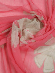 Printed Cotton Unstitched Suit With Pant & Dupatta