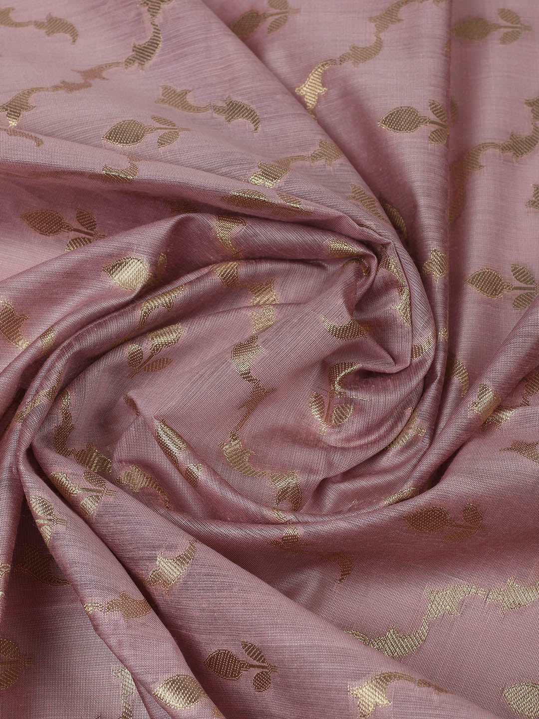 Woven Design Chanderi Unstitched Suit With Pant &amp; Dupatta