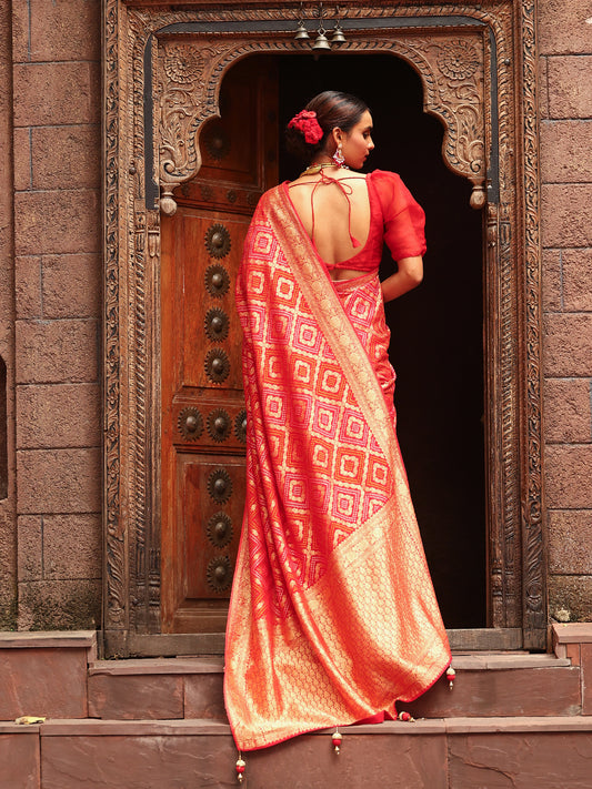 Gharchola Georgette Saree