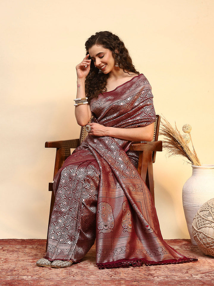 Woven Design Art Silk Saree