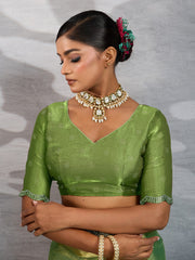 Embroidered Chiffon Saree