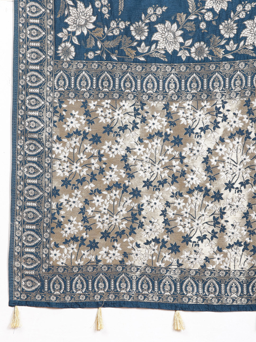 Zari Jaal Art Silk Woven Saree