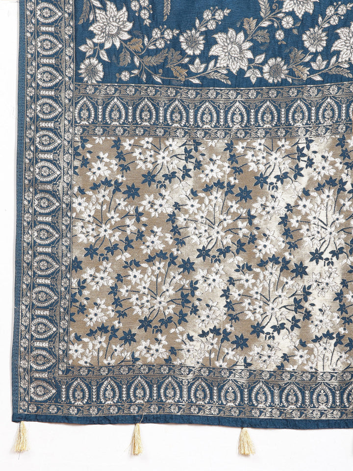 Zari Jaal Art Silk Woven Saree