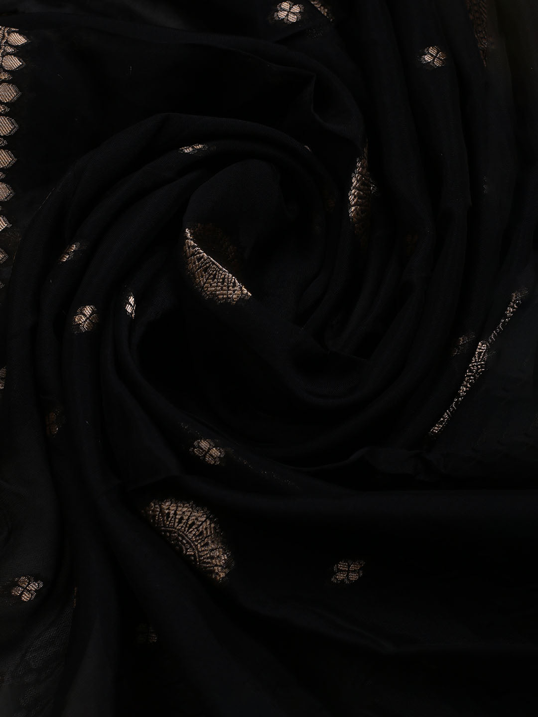 Woven Chanderi Unstitched Suit With Dupatta