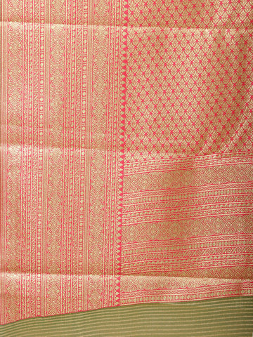 Brocade Zari Jaal Woven Tissue Saree