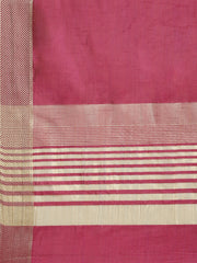 Plain Zari Border Handloom Saree