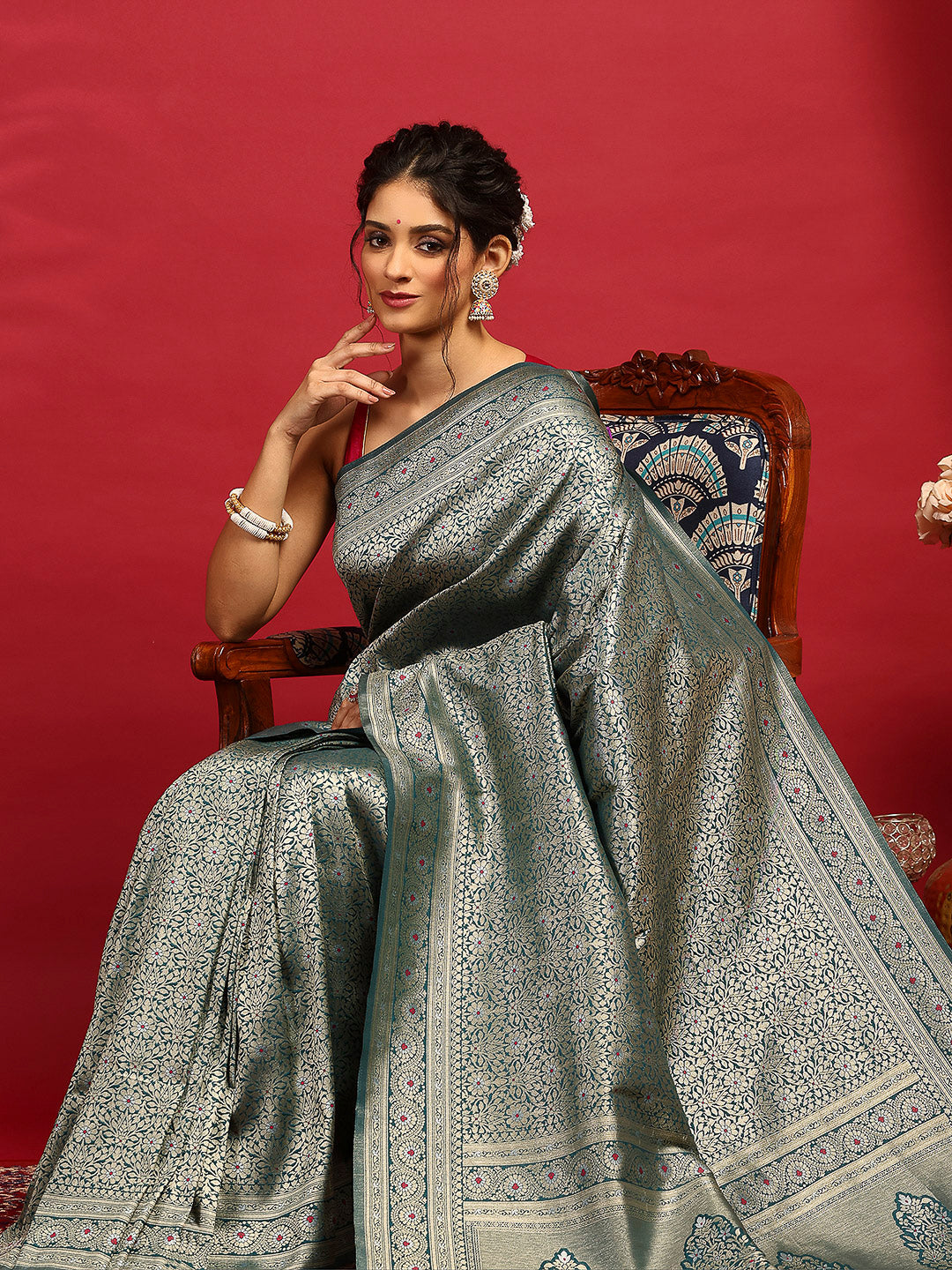 Woven Design Art Silk Saree