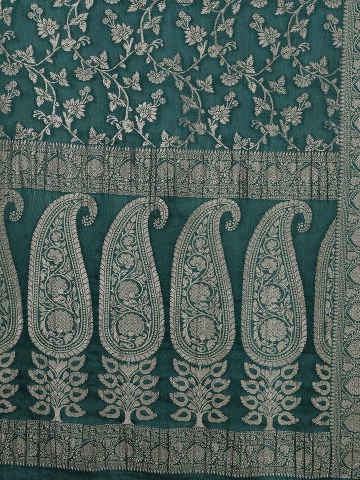 Border Zari Jaal Art Silk Woven Saree