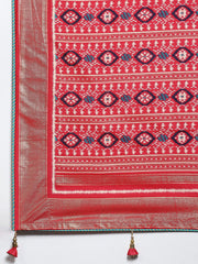 Patola Printed Art Silk Woven Saree