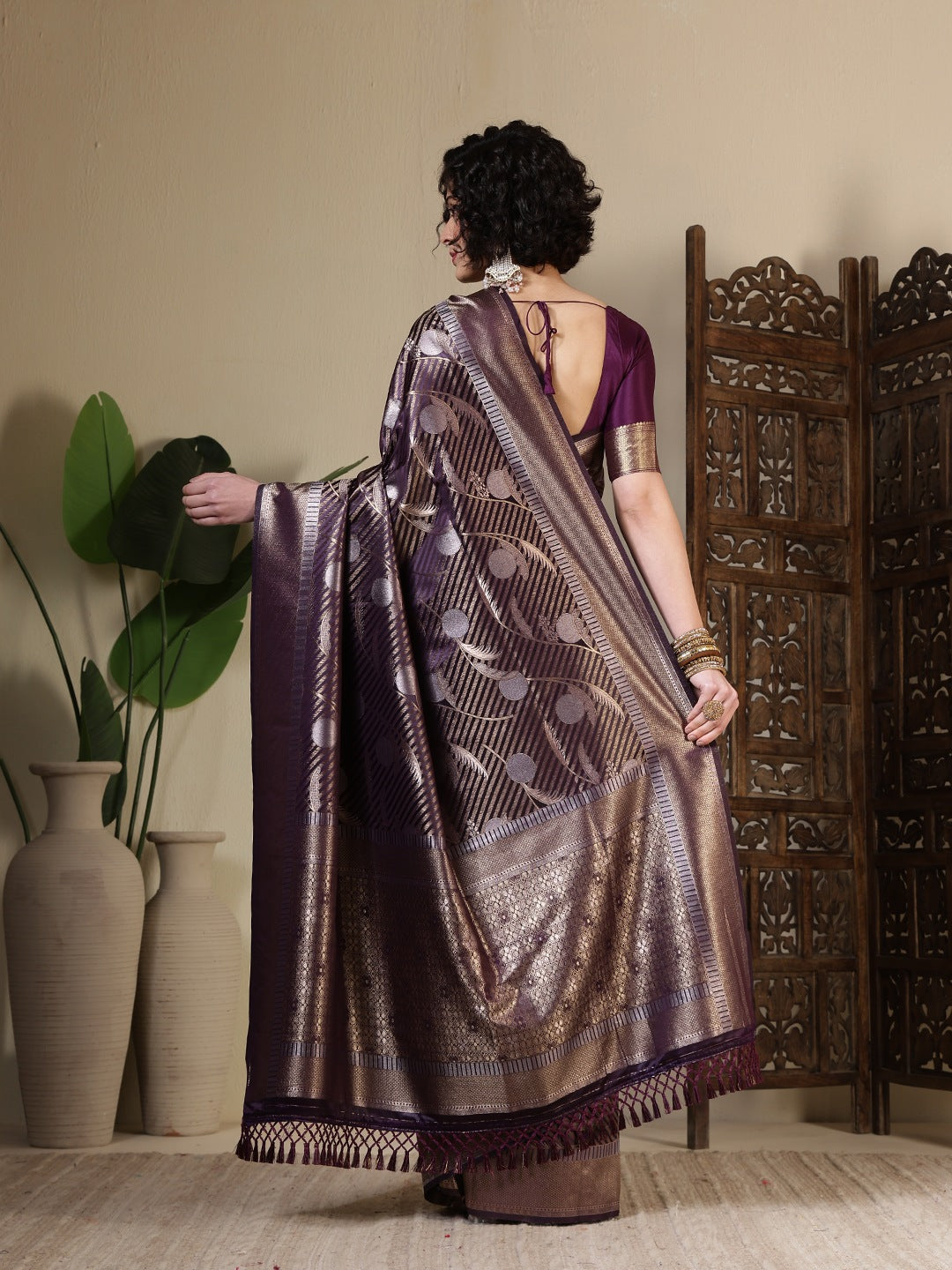 Woven Design Art Silk Saree