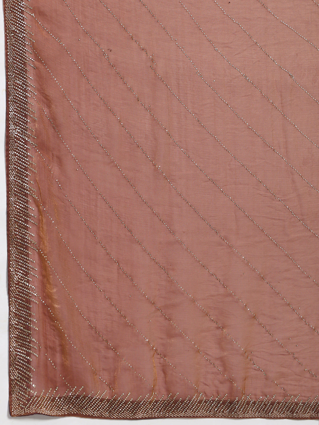 Stone Work Embellished Tissue Saree