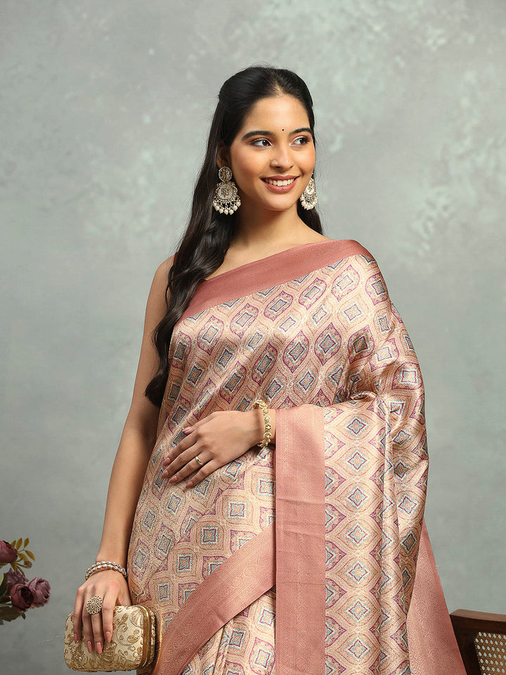 Digital Printed Art Silk Saree