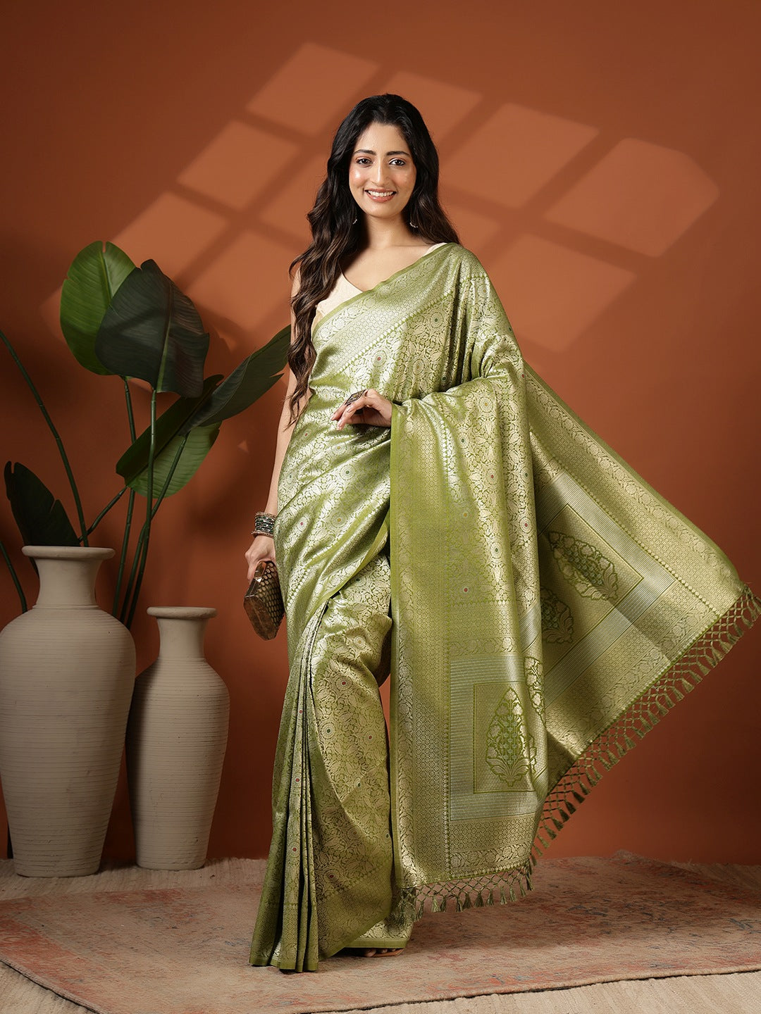 Woven Design Art Silk Saree