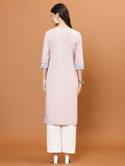 Printed Cotton Blend Kurta