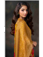 Printed Dola Silk Saree