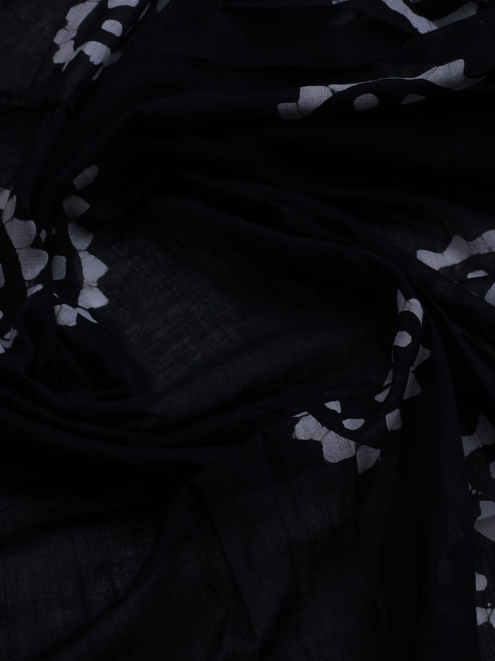 Printed Cotton Blend Unstitched Suit With Dupatta