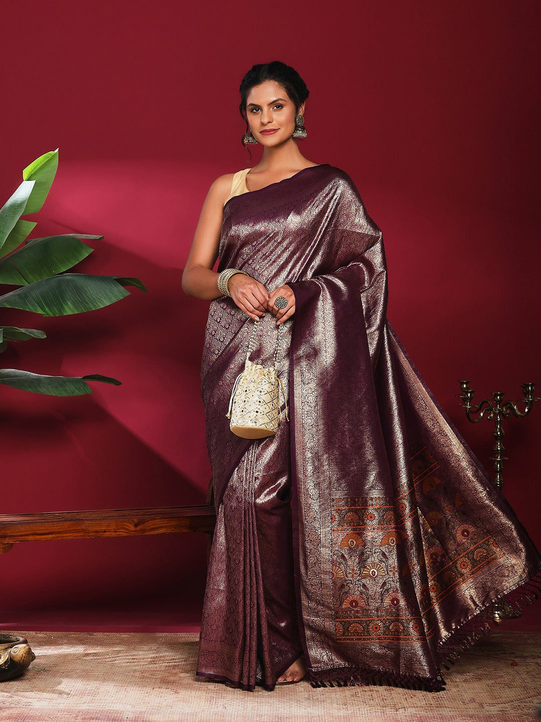 Woven Design Art Silk Saree
