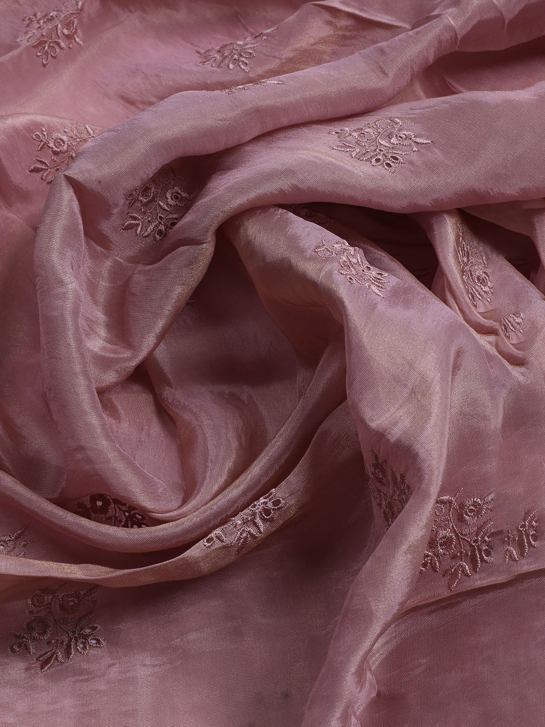Banarasi Tissue Unstitched Suit With Dupatta