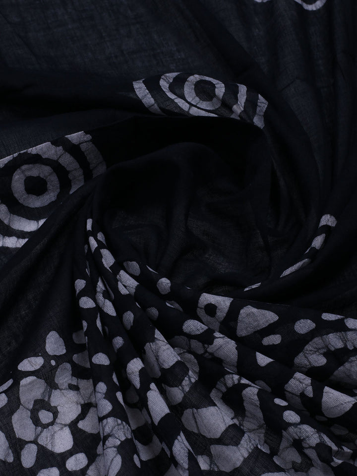 Printed Cotton Blend Unstitched Suit With Dupatta