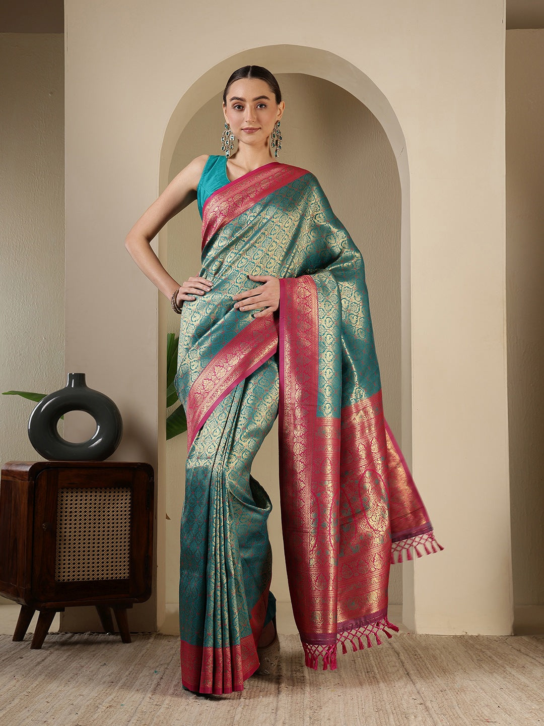 Woven Design Banarasi Saree
