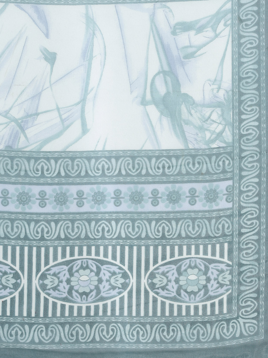 Digital Printed Georgette Saree