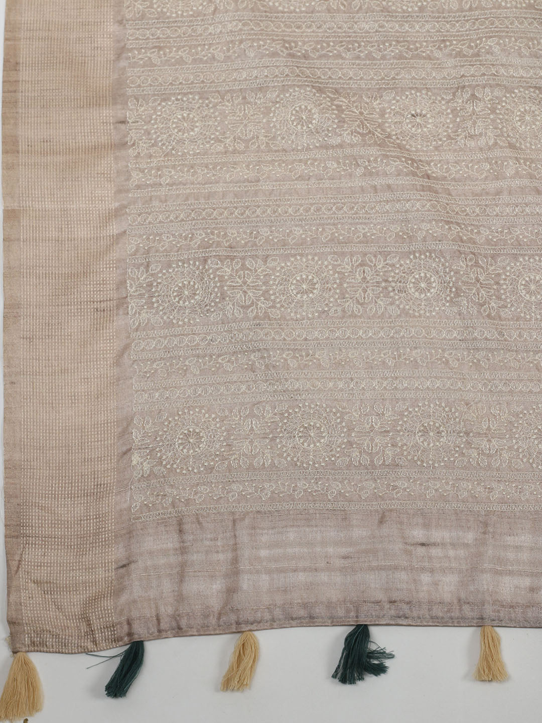 Printed Tussar Saree