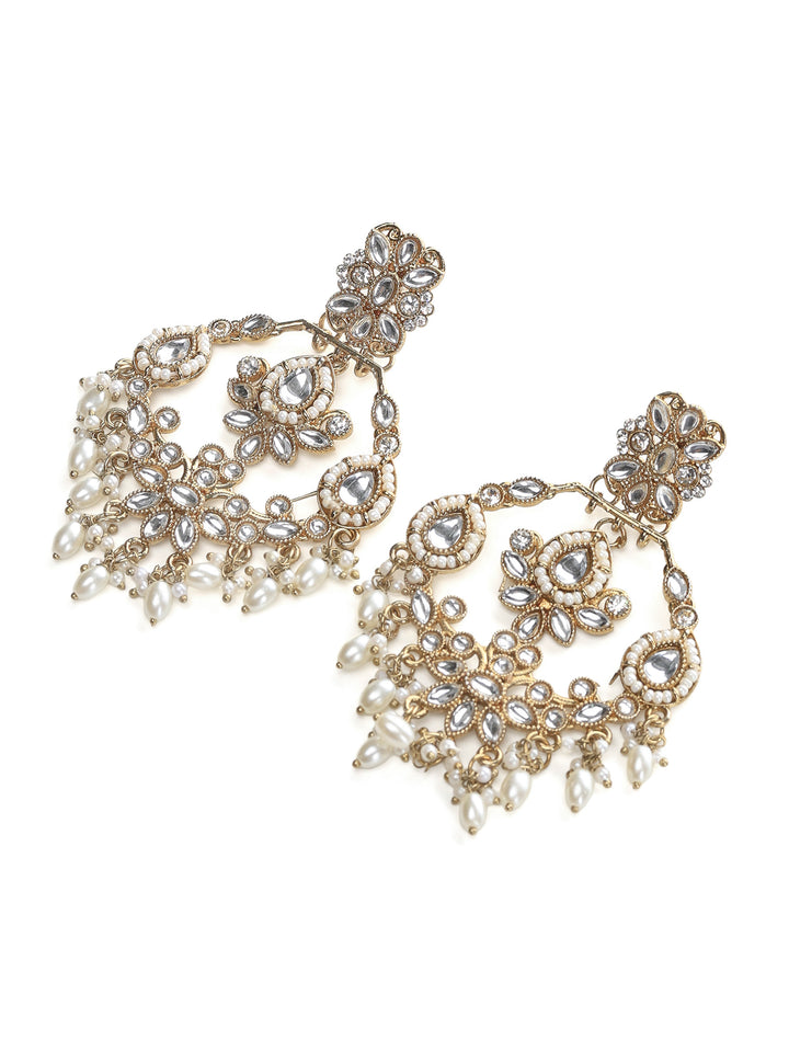 Gold White Jewellery Pair