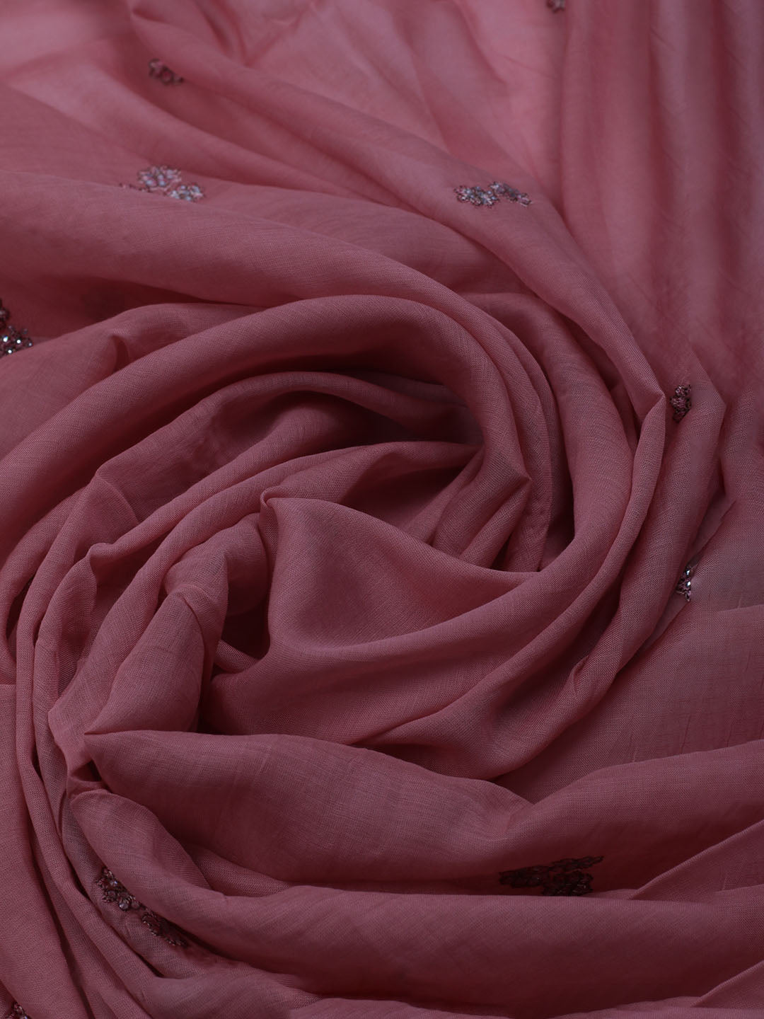Embroidered Cotton Blend Unstitched Suit With Dupatta