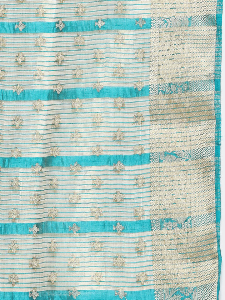 Zari Border Art Silk Woven Saree