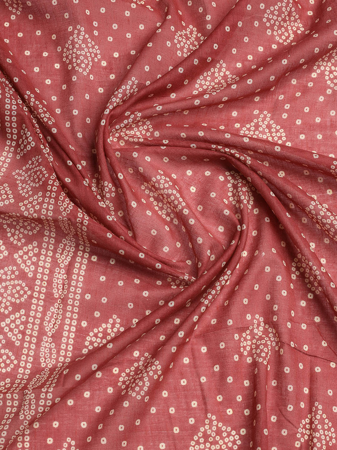 Printed Cotton Blend Unstitched Suit With Dupatta