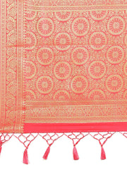 Zari Border Woven Art Silk Saree