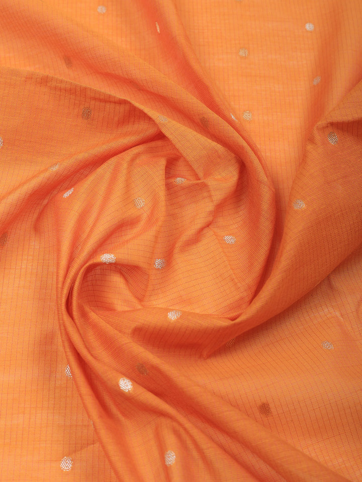 Embroidered Chanderi Unstitched Suit With Pant &amp; Dupatta