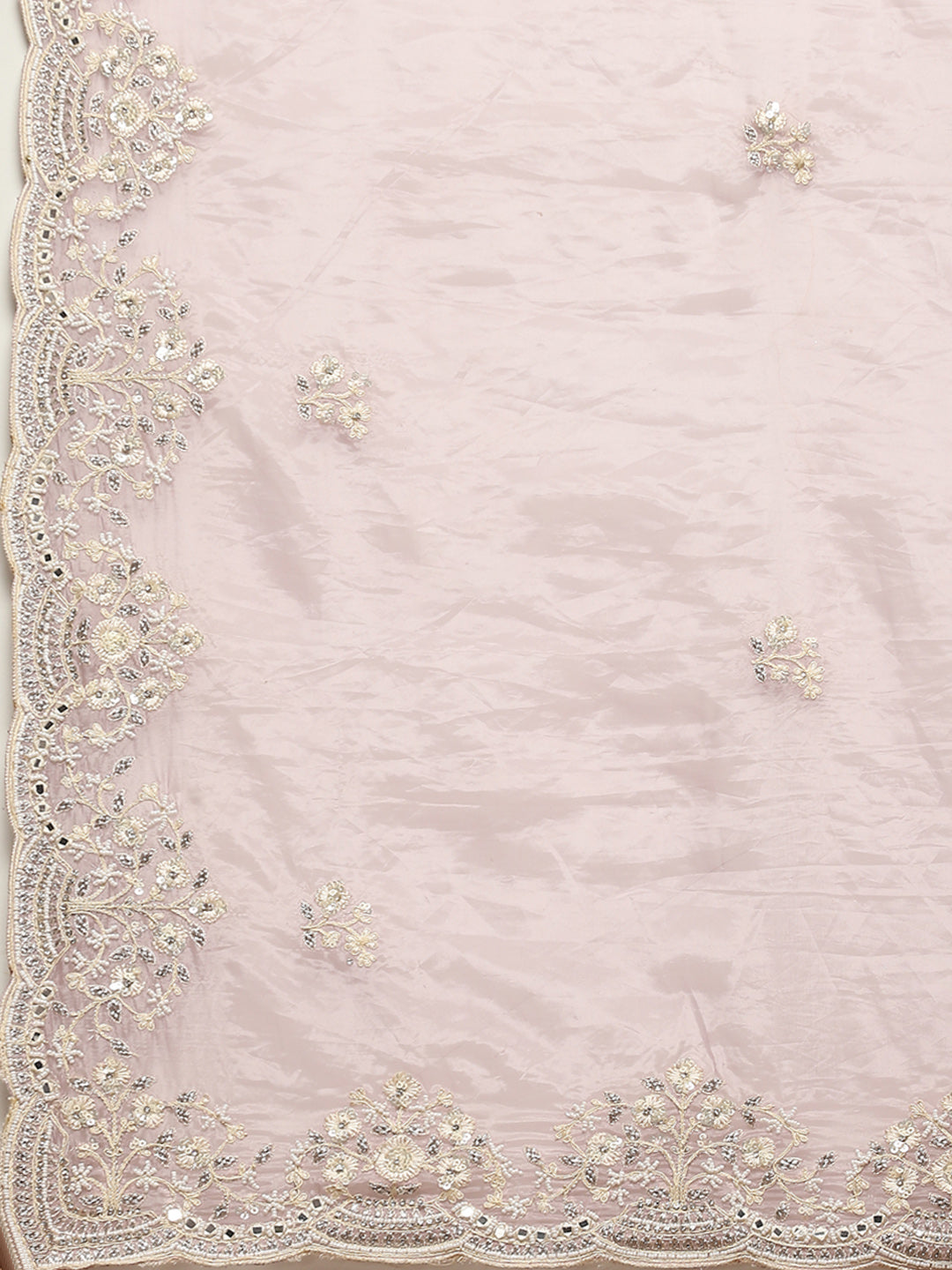 Stone Work Organza Saree