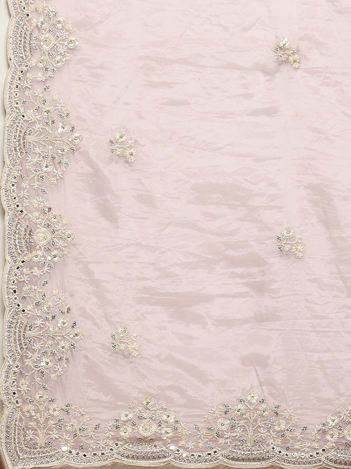 Stone Work Organza Saree