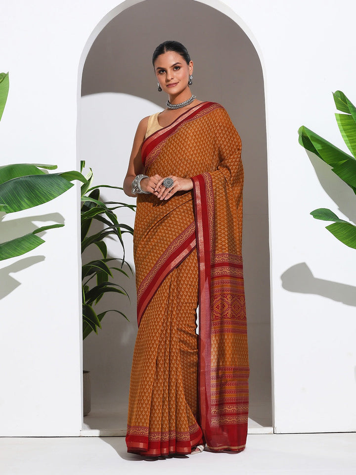 Digital Printed Art Silk Saree