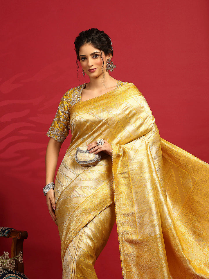 Embroidered Banarasi Saree