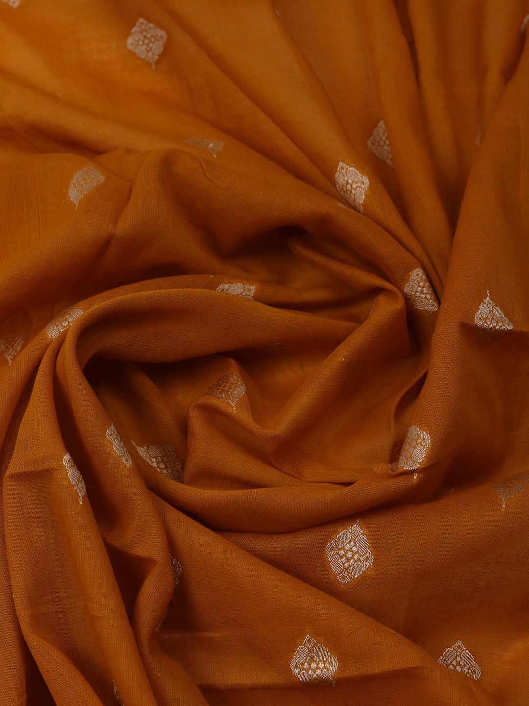 Neck Embroidered Chanderi Unstitched Suit With Dupatta