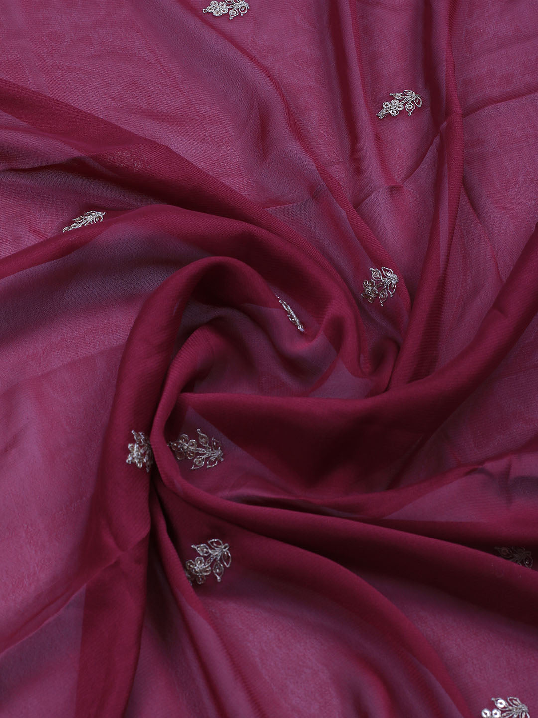 Zari Jaal Art Silk Unstitched Suit Piece With Dupatta