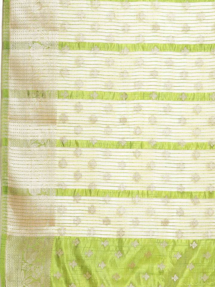 Zari Border Art Silk Woven Saree