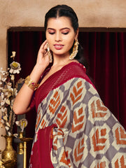 Printed Art Silk Saree