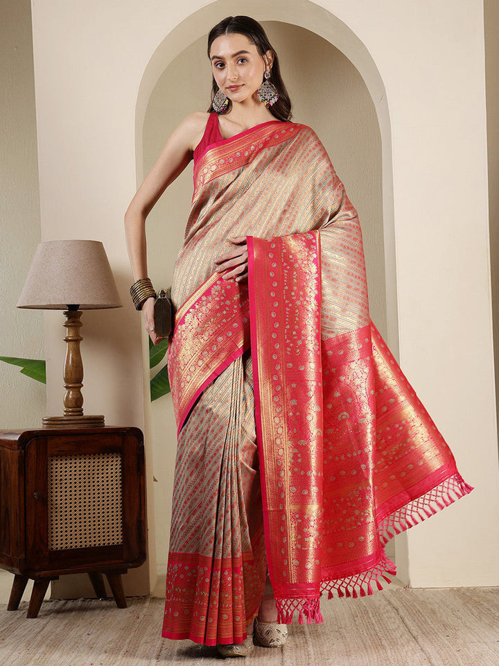 Woven Design Art Silk Saree