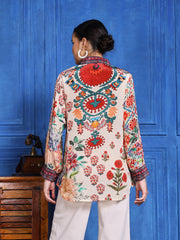 Printed Crepe Kurta