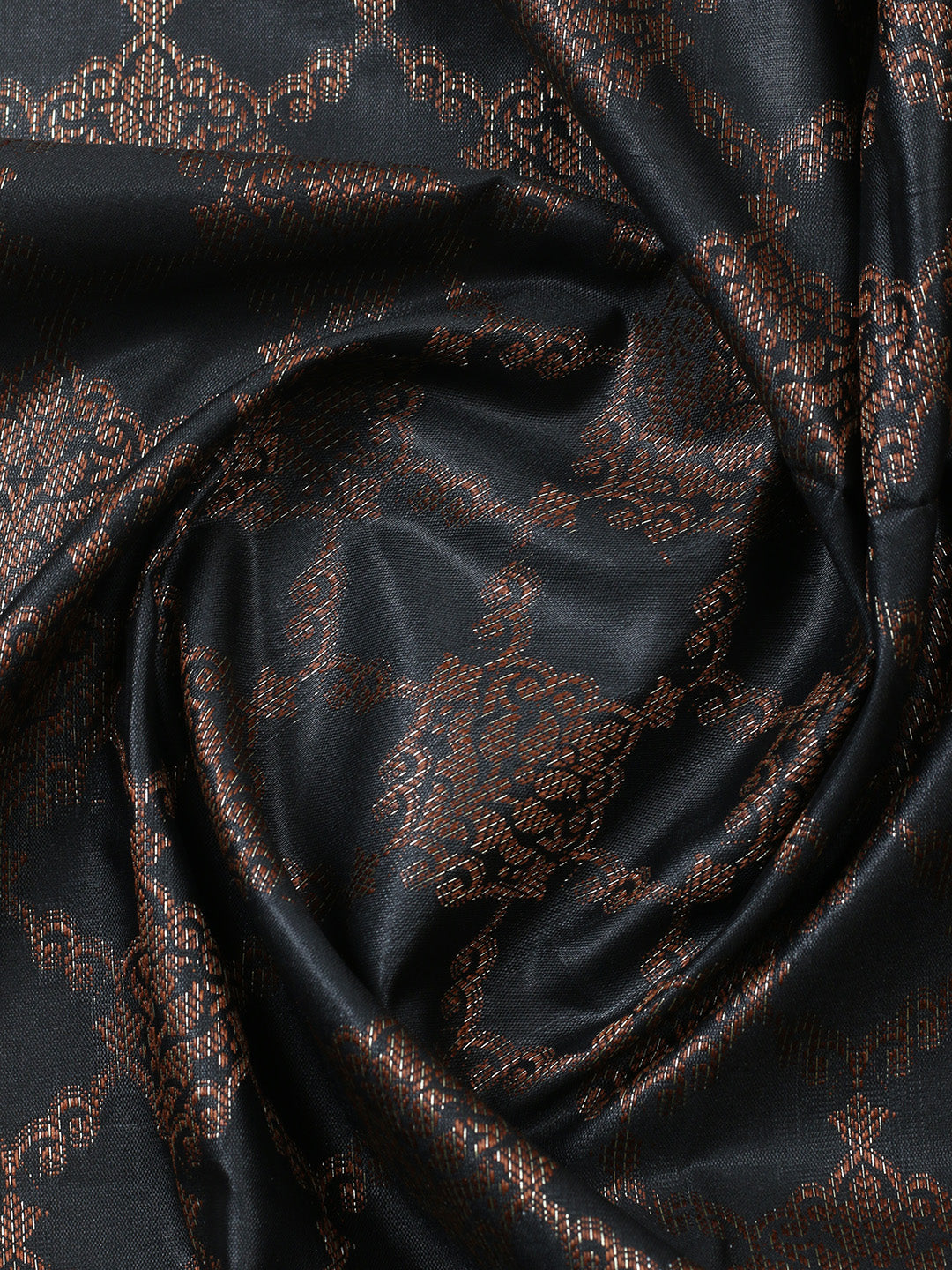 Woven Design Chanderi Unstitched Suit With Pant &amp; Dupatta