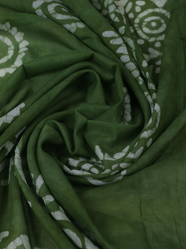 Printed Cotton Unstitched Kurta With Pant &amp; Dupatta