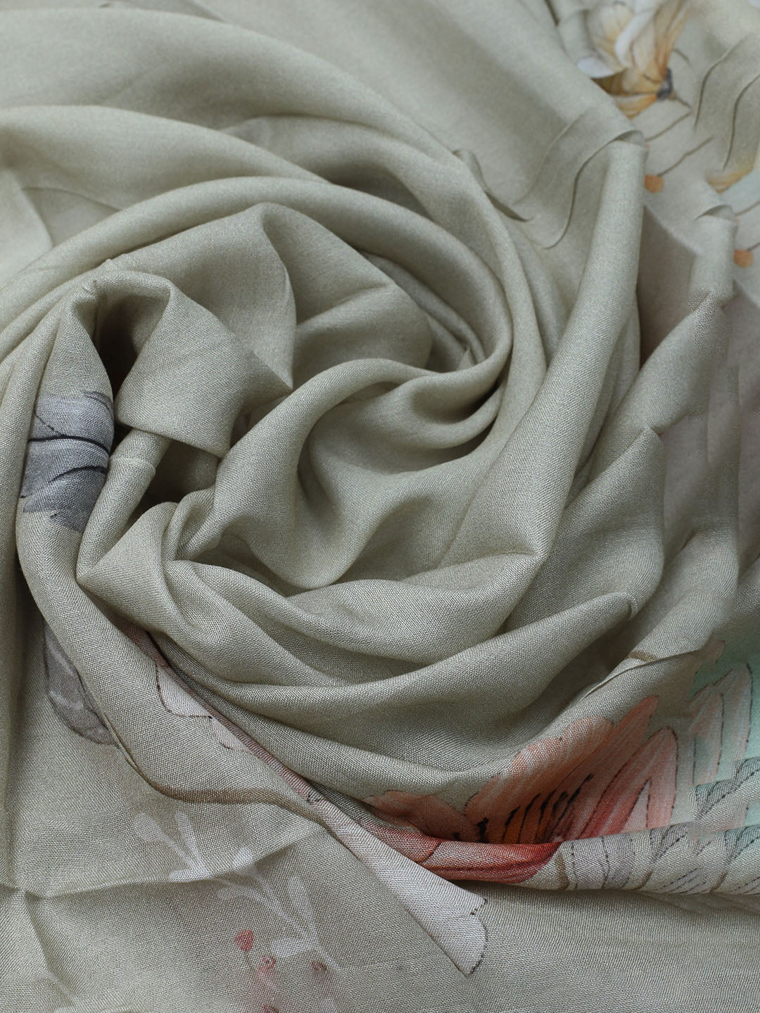 Printed Muslin Unstitched Suit With Dupatta