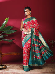 Digital Print Art Silk Saree