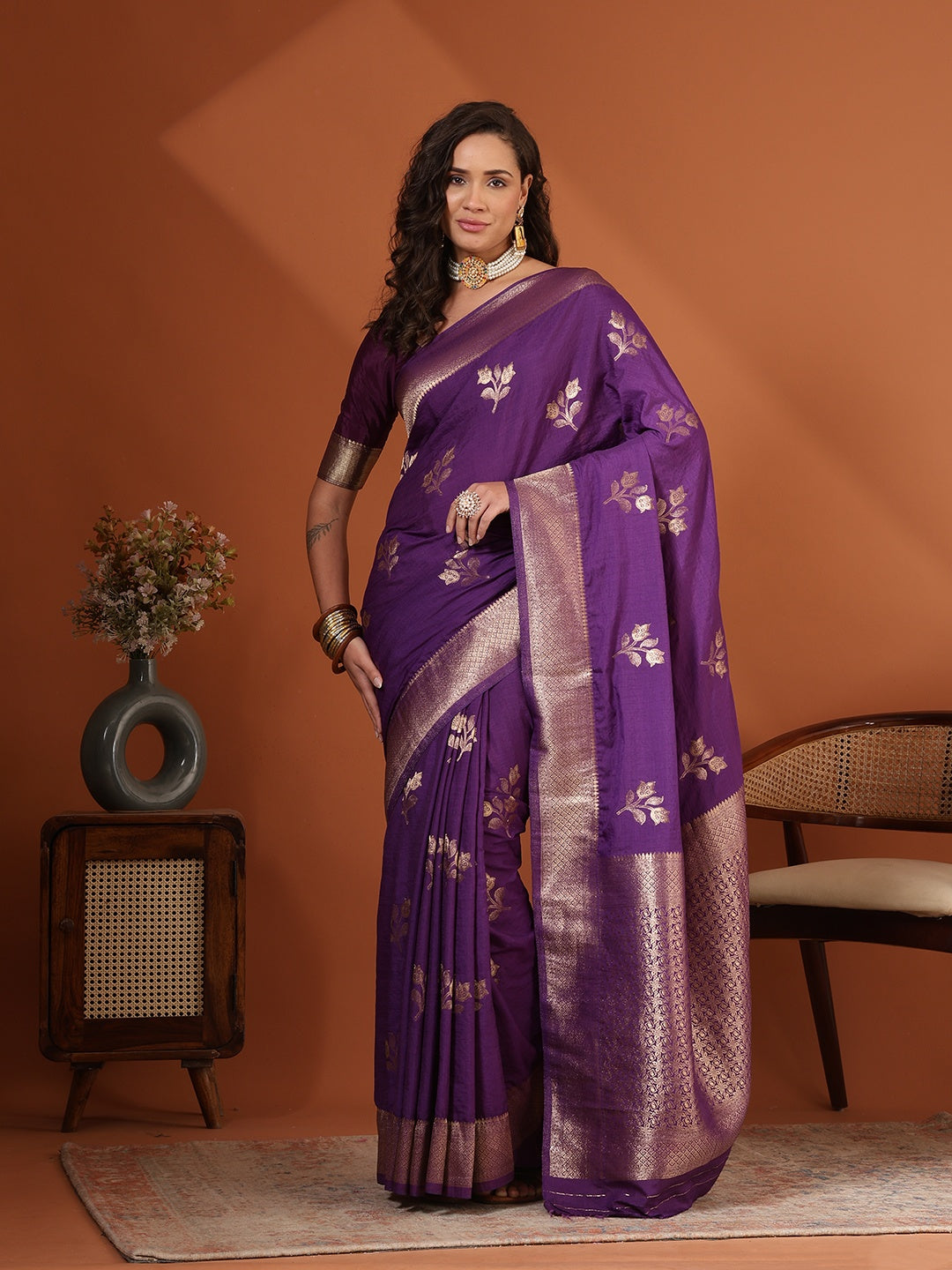 Woven Design Art Silk Saree